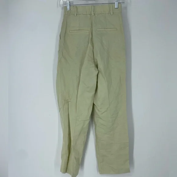 H&M Tapered Linen-blend Pants - Picture 4 of 7